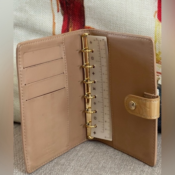 LOUIS VUITTON Agenda Cover PM Monogram Vernis PM/Passport W/LV Ruler⭐️COA⭐️ - Picture 12 of 12